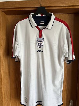 England Umbro Fussball Trikot, Vintage,