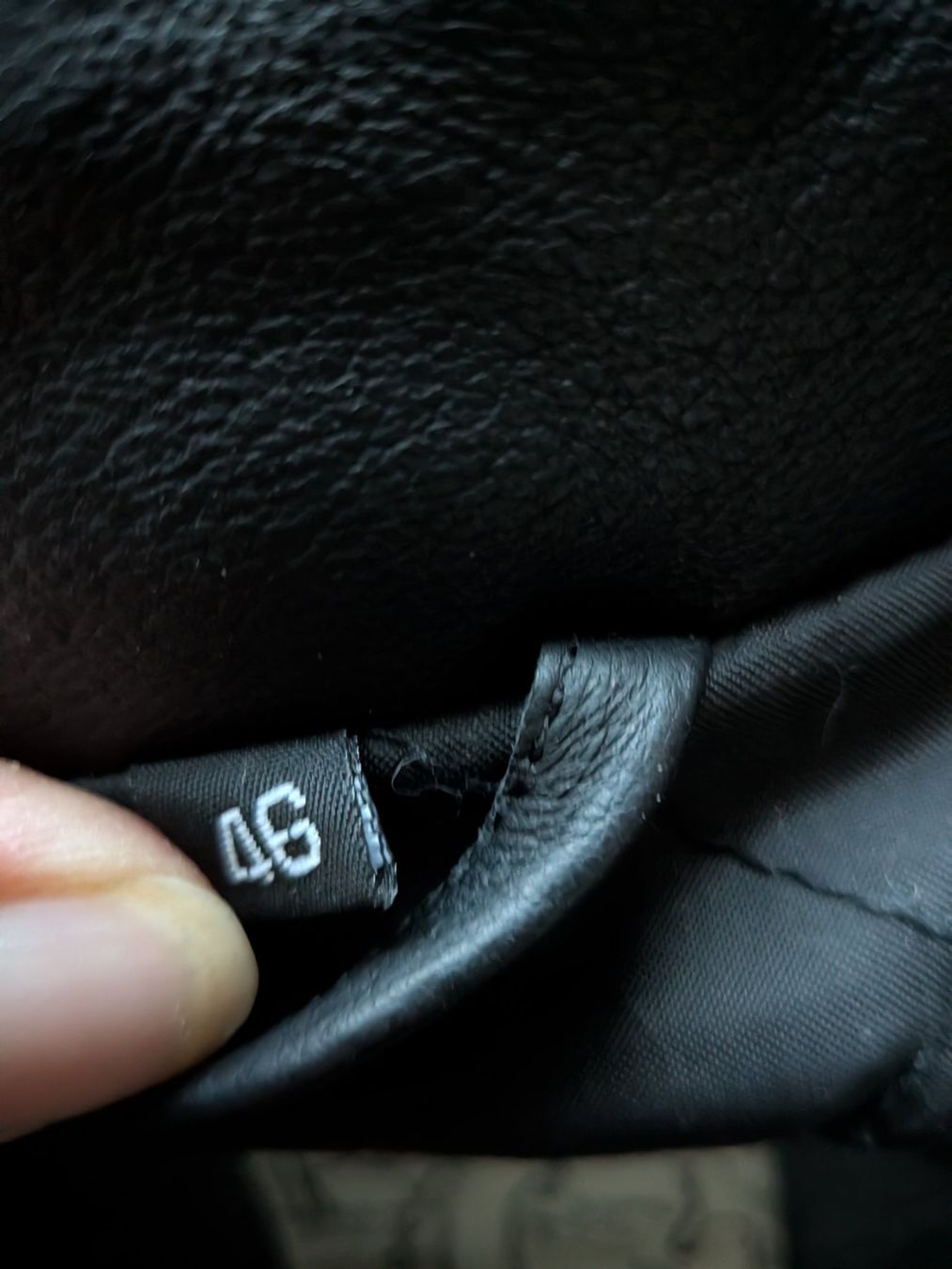 Giacche: Schwarze Lederjacke Herren Grösse 46 – Usato da Altdorf UR venduto da Brandli 8