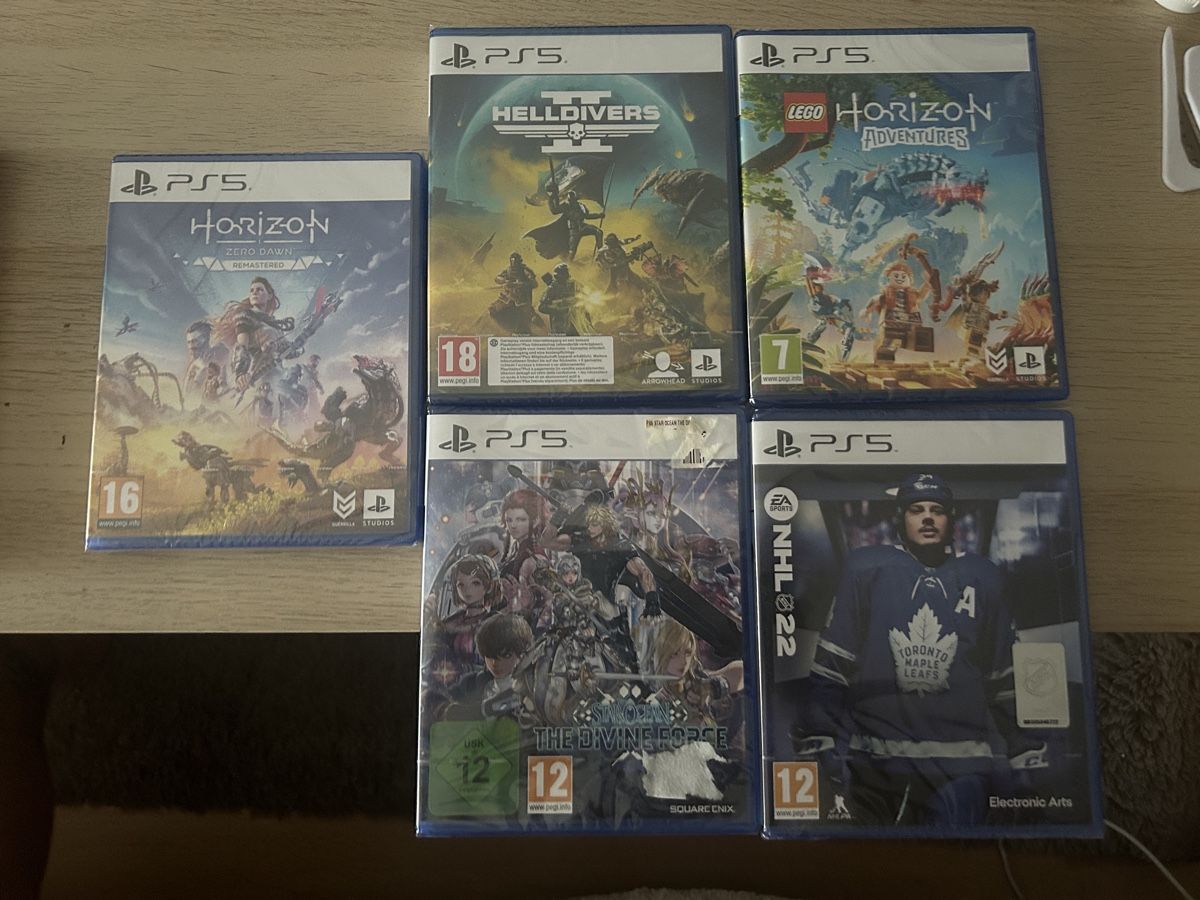 Spiele: PS5 Spiele Bundel Original ungeöffnet – Neu und originalverpackt aus Matten b. Interlaken von Danicupra