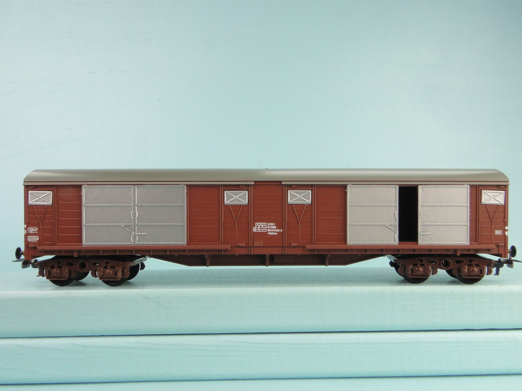 Kleinbahn Modellini di ferrovie: Kleinbahn 342 ÖBB Moderner Grossraumgüterwagen, NEU – Usato da Bülach venduto da cann11 3