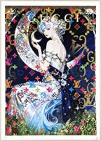 Death NYC Ltd Ed Pop Art Druck " Vuitton Gucci Beauty