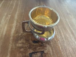 Bavaria Antikes Teesieb+Abtropfschale Rarität #16