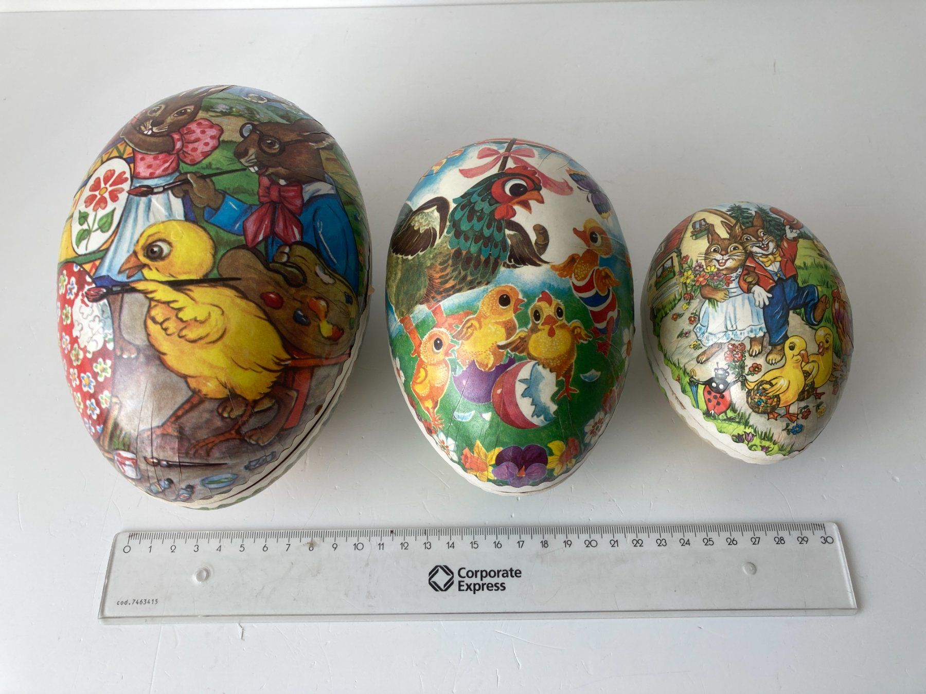 Tutte le decorazioni: Alte Ostereier aus Karton – Usato da Zwingen venduto da moje1 3