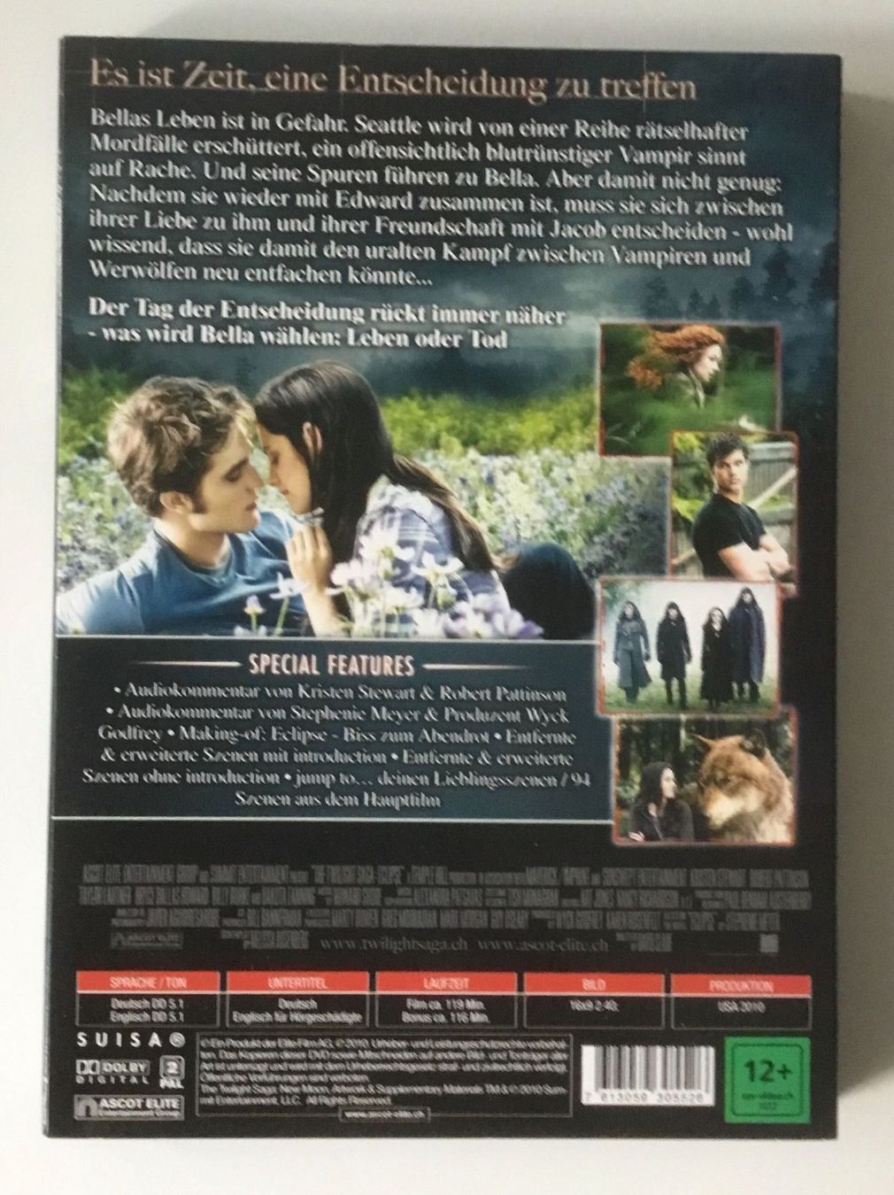 Tutti i DVDs: The Twilight Saga. Eclipse. – Usato da Urtenen-Schönbühl venduto da Kahru 1