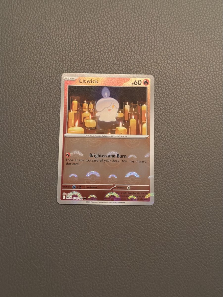 Pokemon WHT DE Litwick 016/086 Pokeball (Neu (gemäss Beschreibung)) in ...