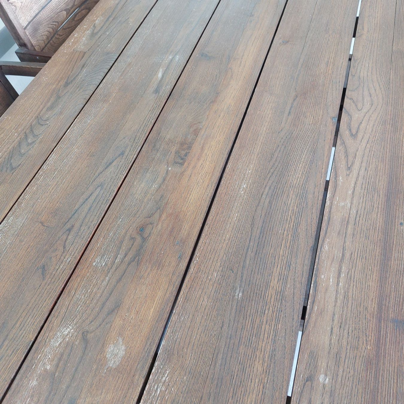 Set di tavolo e panche: Gartentisch mit 8 Stühlen, massives Holz – Usato da Ebnat-Kappel venduto da Kabee39 4