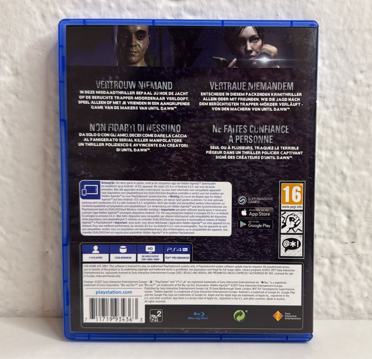 Sony Giochi: Hidden Agenda - PS4/PS5 Game – Usato da Ehrendingen venduto da bubulence 1