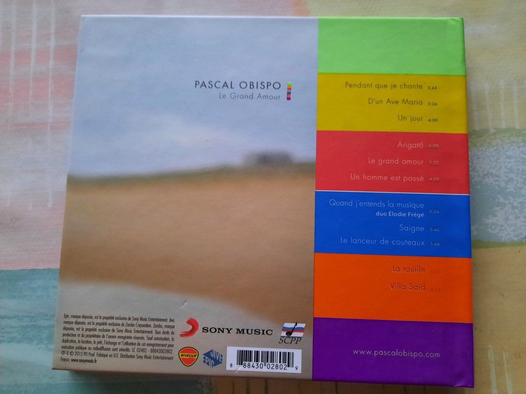 CDs: CD Pascal Obispo - Le grand amour – Gebraucht aus Pully von bro_n52j 1