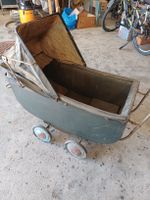 Antiker Kinderwagen Wisa Gloria dunkelgrün gebraucht