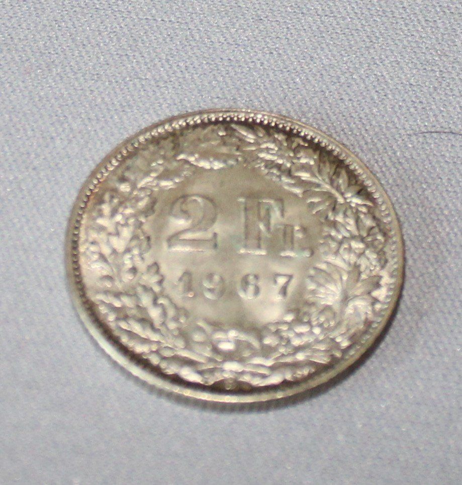 Alle Münzen: 2 Franken Münze 1967 Silber – Gebraucht aus Istighofen von muech40 1