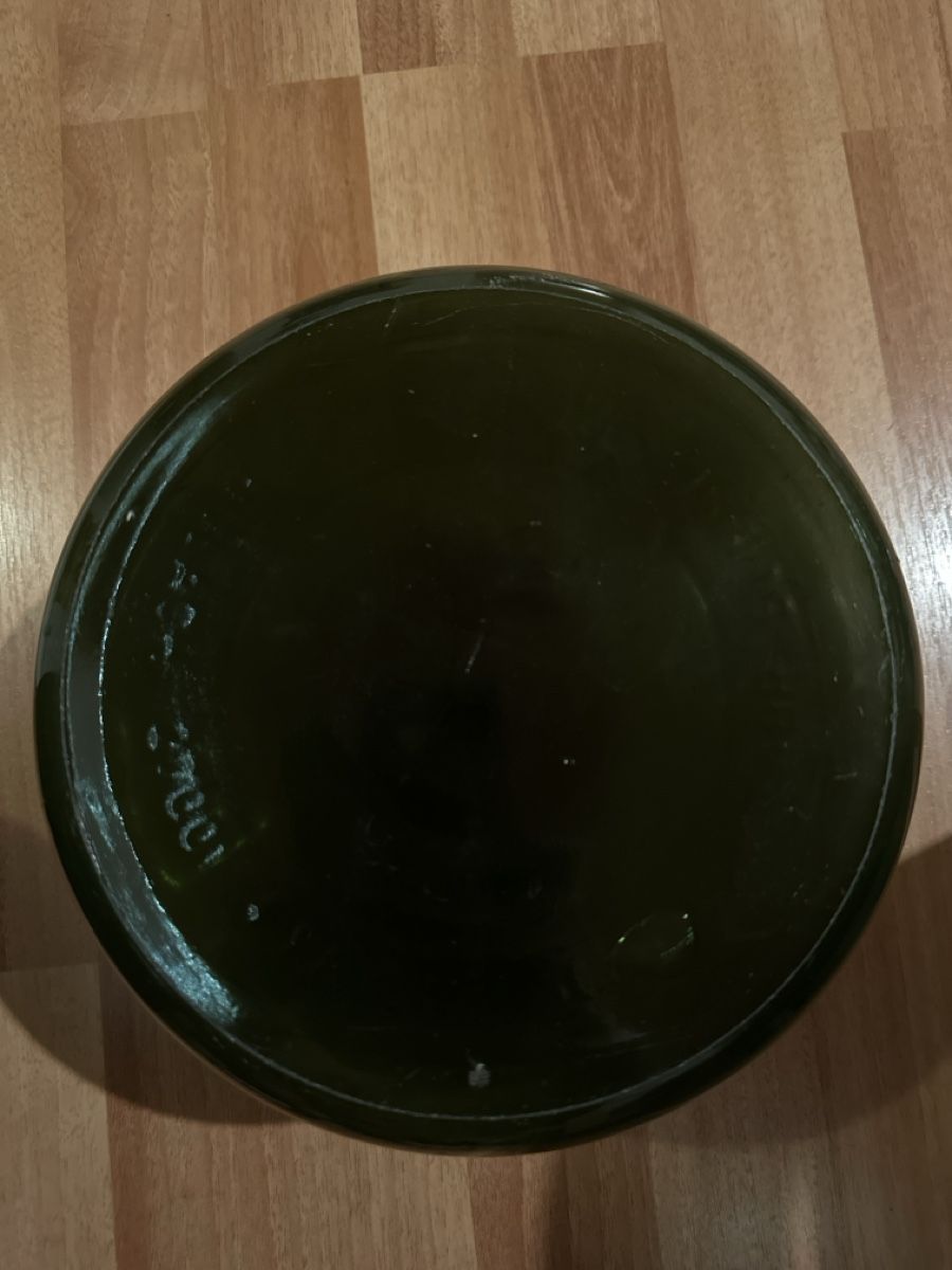 Christbaumständer: Christbaumständer, Glas, grün, Durchmesser 22 cm – Gebraucht aus Heiden von fam_797q 1