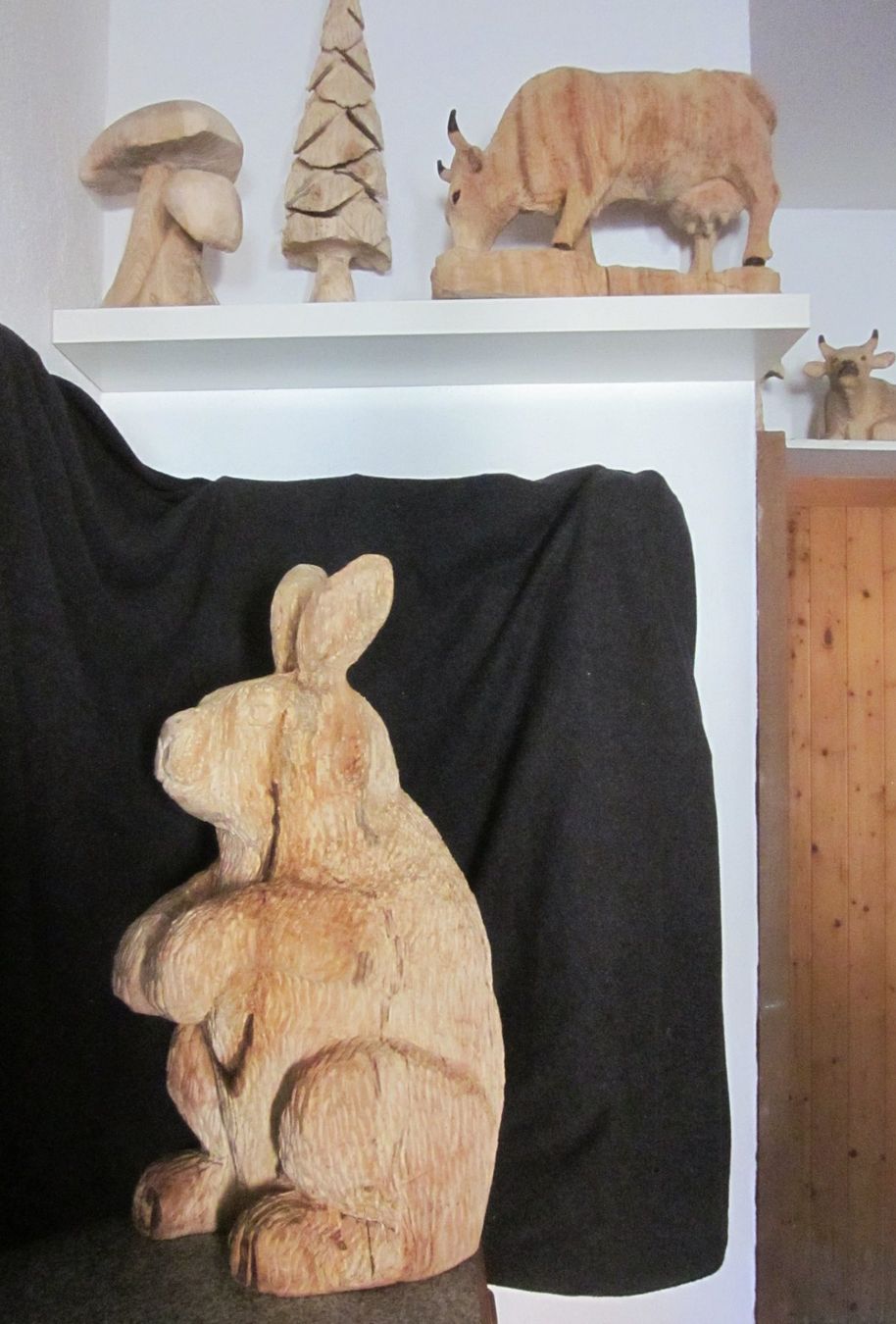 Tutte le decorazioni: Grosser Holzhase mit nostalgischem Korb – Nuovo (secondo la descrizione) da Mosnang venduto da Schoenis 5