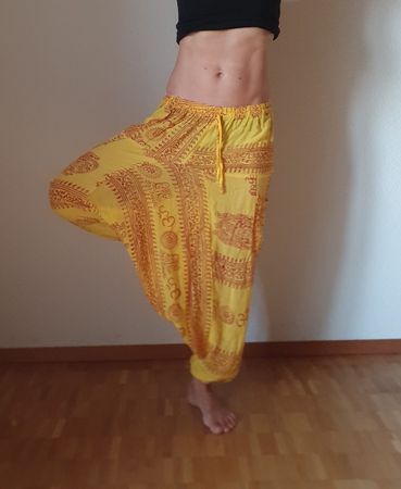 Haremshose Yoga Hose Sommerhose, one Size, einmal getragen