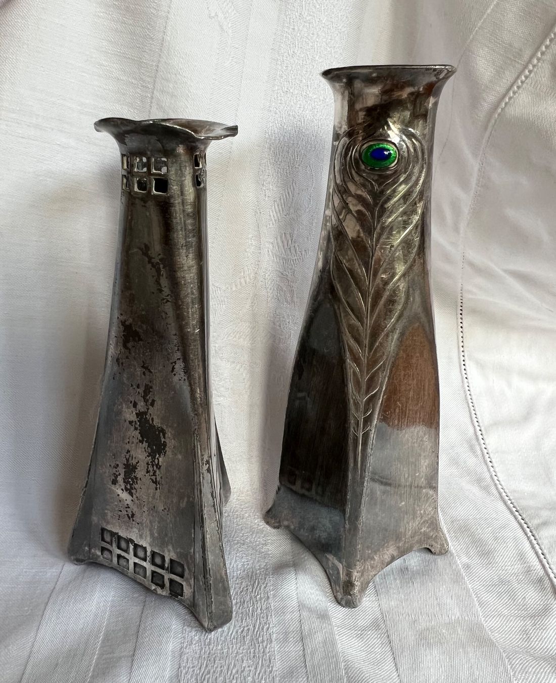 Vasi & Recipienti: 2 Peter Behrens Osiris Jugendstil Vases – Usato da Zürich venduto da Zurich_TimeCapsule 2