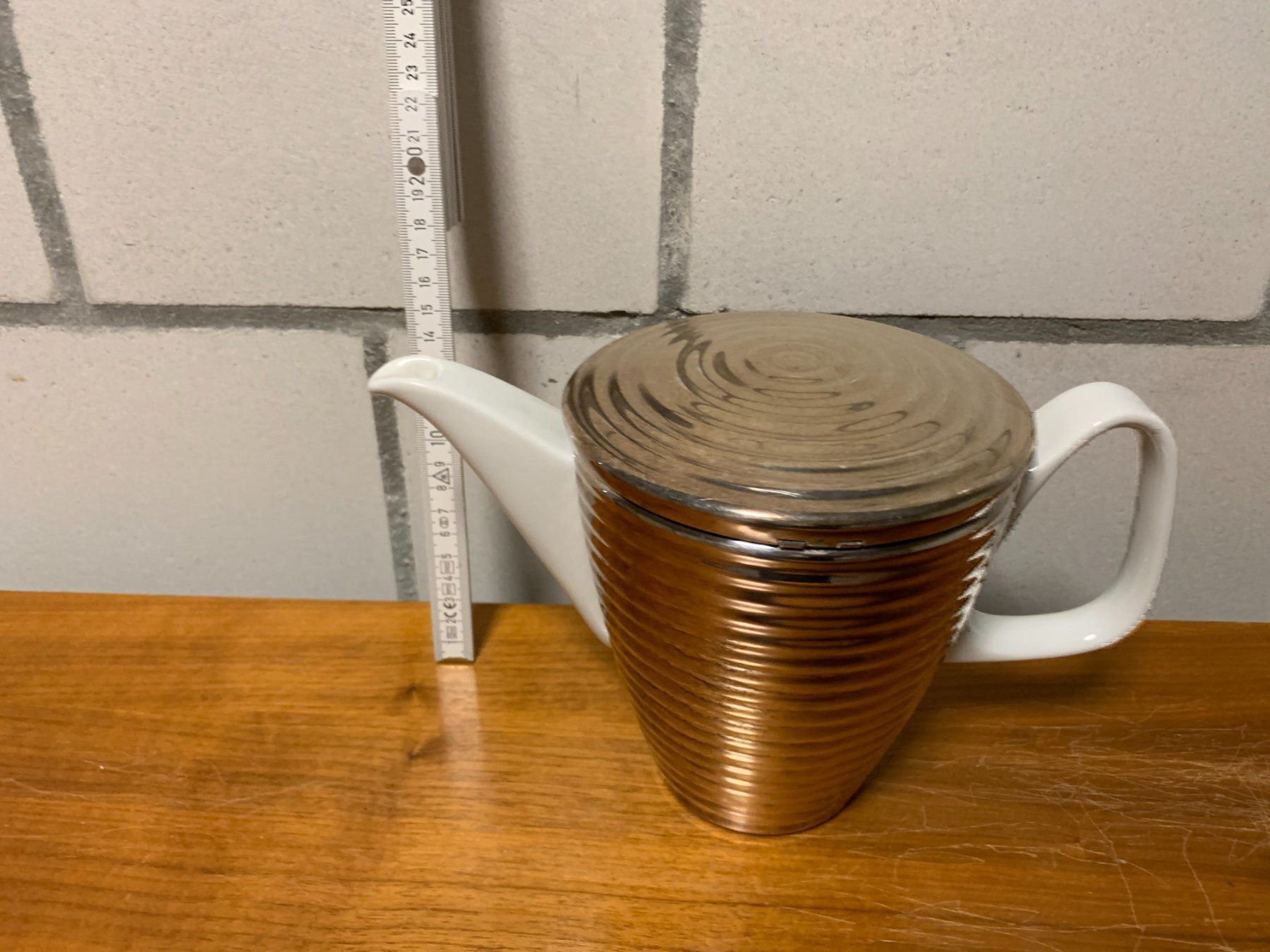 Caraffe: Teekanne / Silber Keramik antik – Usato da Arch venduto da seil819