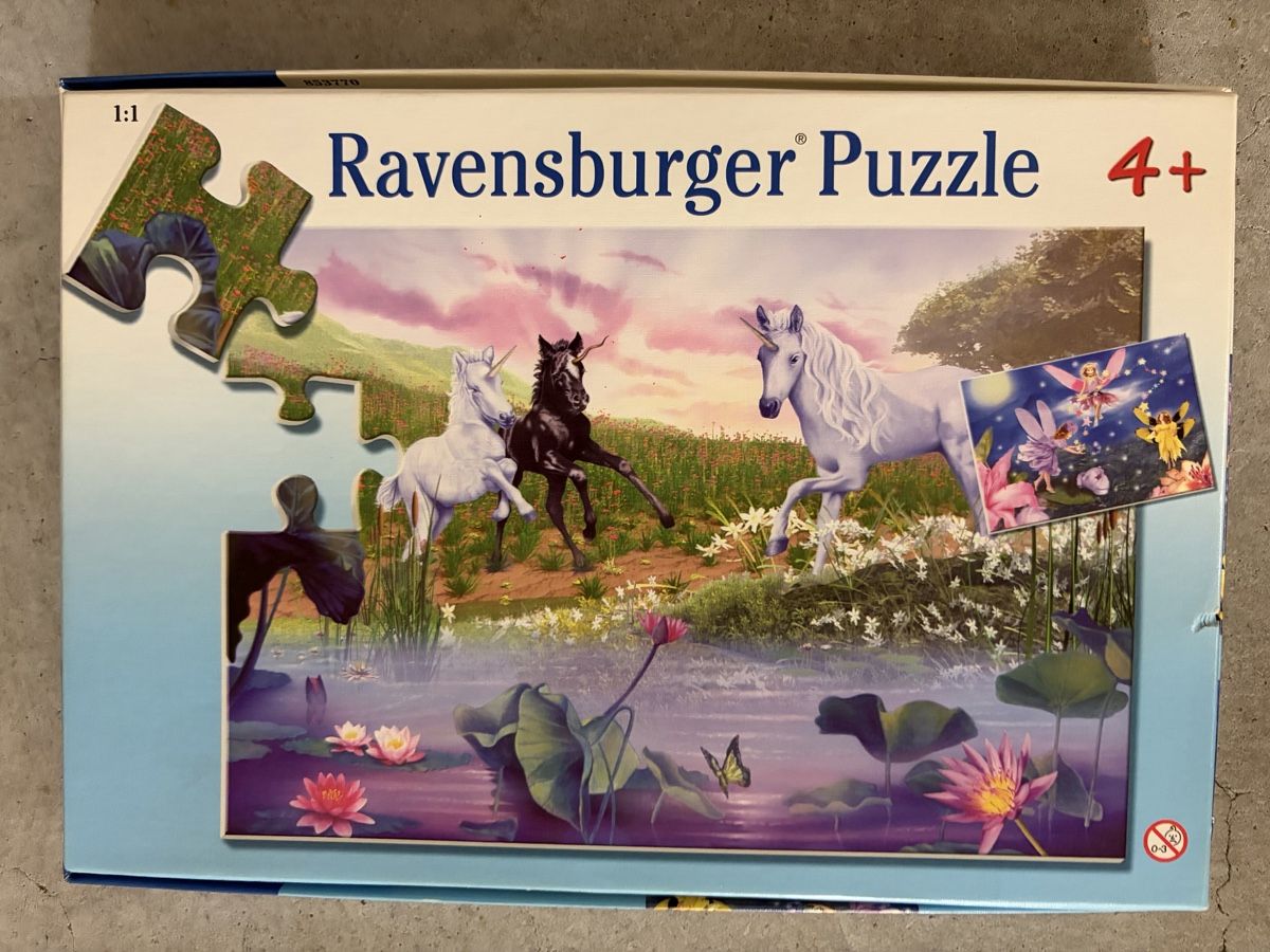 Ravensburger Puzzles: Puzzle Feen und Pferde Doppelseitig – Neuf (Voir description) à Zürich par Stingosaurus 1