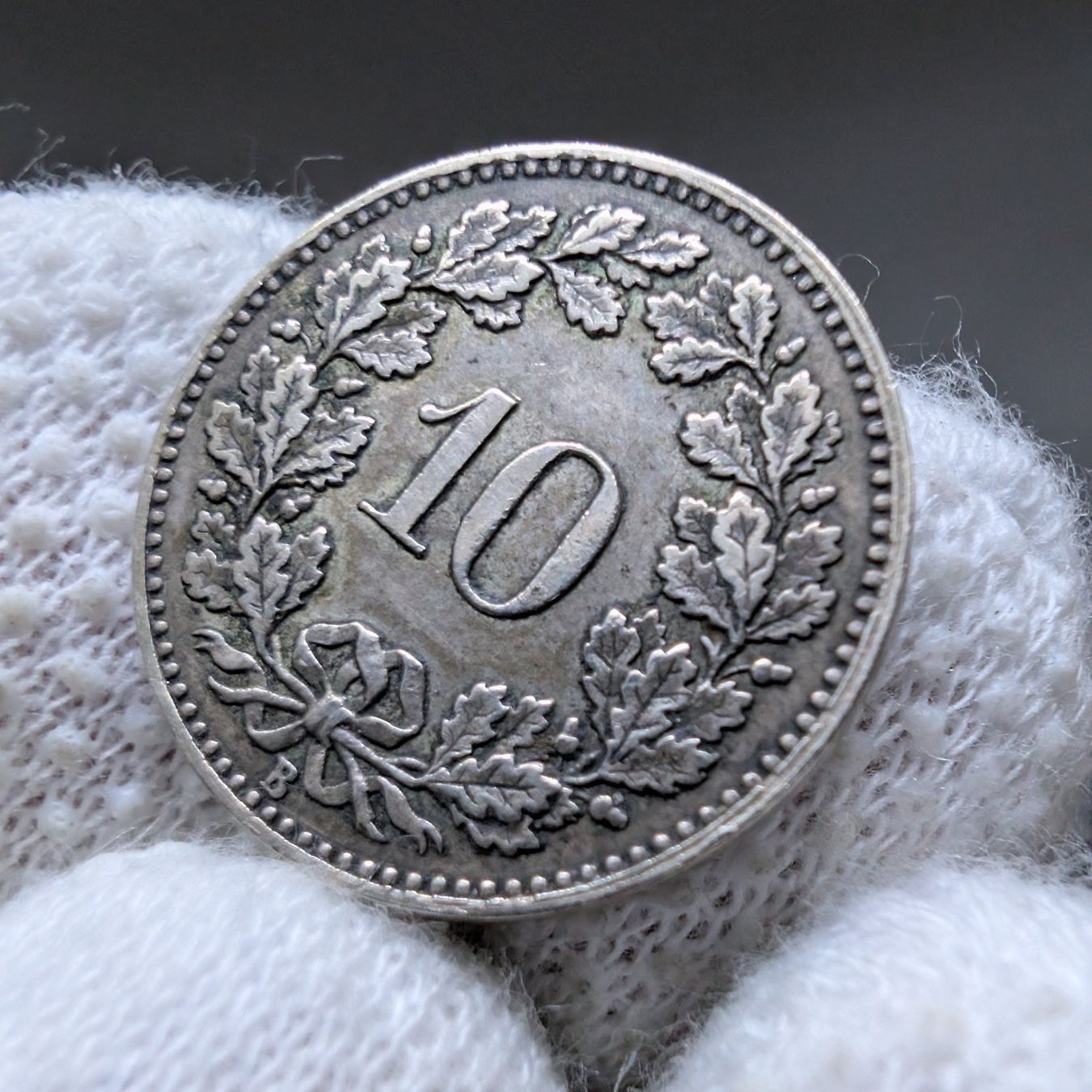 Tutti le monete: 10 Rappen 1875 unz, Kat. 1500.-, key date – Usato da Köniz venduto da SwissCoinCollector 3