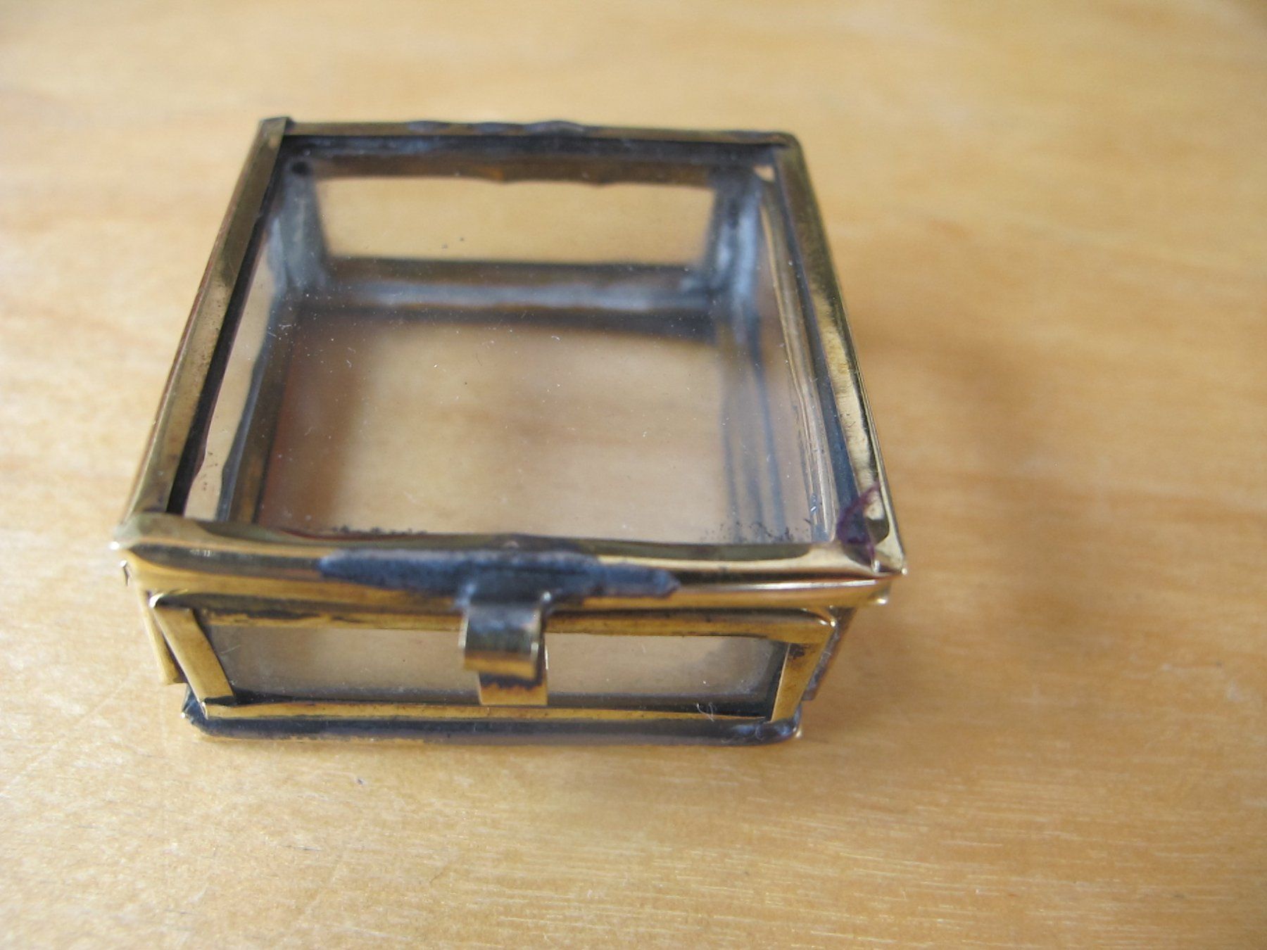 Bicchieri: Pillendose, Glas, alt, antik, vintage, retro – Usato da Löhningen venduto da Chimae67 1