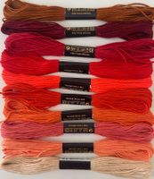 10x Stickgarn neu