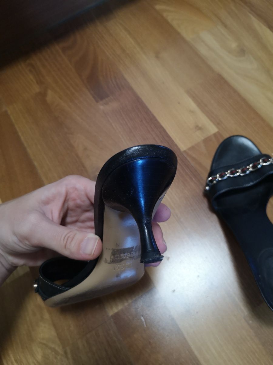 Gucci Damenschuhe: Gucci Mules Vintage Y2K Leder – Gebraucht aus Bern von LoveVintageY2K 3