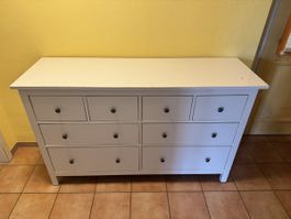 Kommode weiss 8 Schubladen Gebraucht guter Zustand 40x100cm