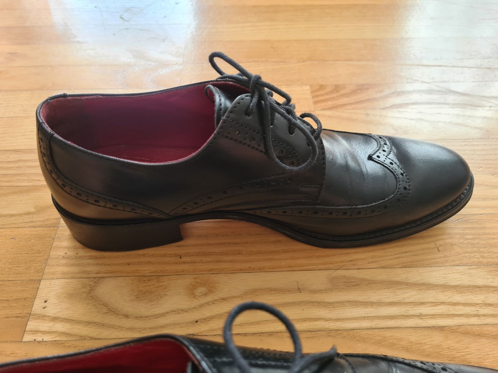 Navyboot Damenschuhe: Navyboot Halbschuhe, Leder, Budapester, gr. 39 schwarz – Gebraucht aus Steinhausen von MilaB 4