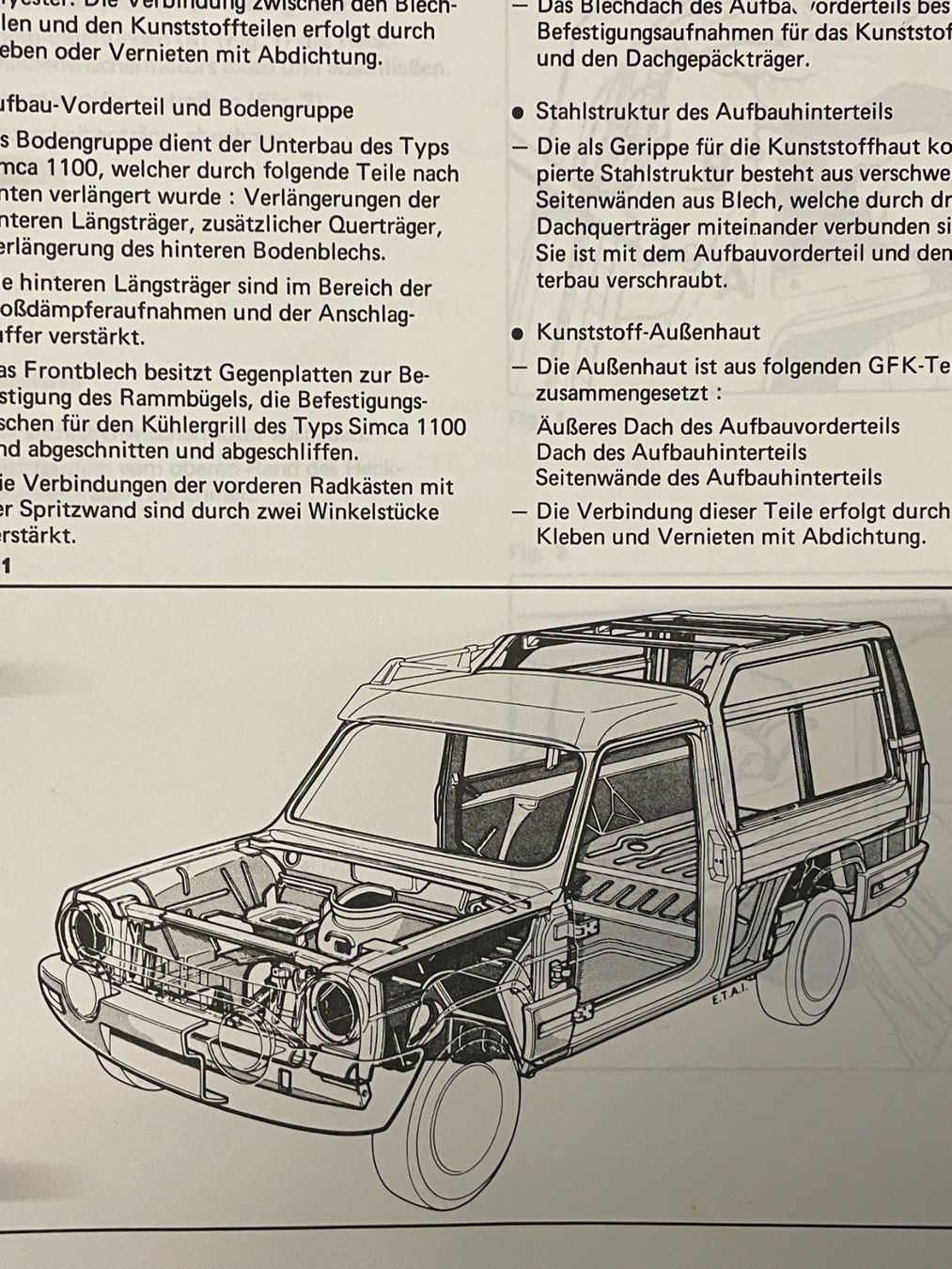 Libri: Werkstatthandbuch Matra Simca Rancho, Original Vertreterbuch – Usato da Studen BE venduto da Cha1724 5