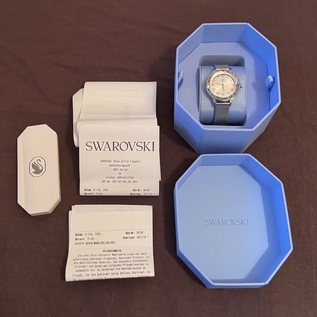 Swarovski Orologi: SWAROVSKI UHR OCTEA NOVA SILBER – Nuovo e nell'imballaggio originale da Greifensee venduto da ann_ms2c