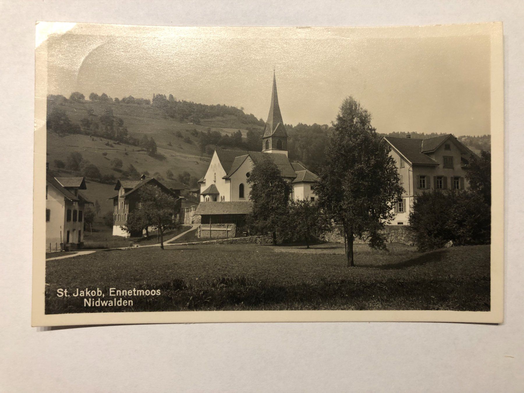 Cartoline postali: Ansichtskarte St. Jakob Ennetmoos Nidwalden – Usato da Pfäffikon ZH venduto da Waltoversand