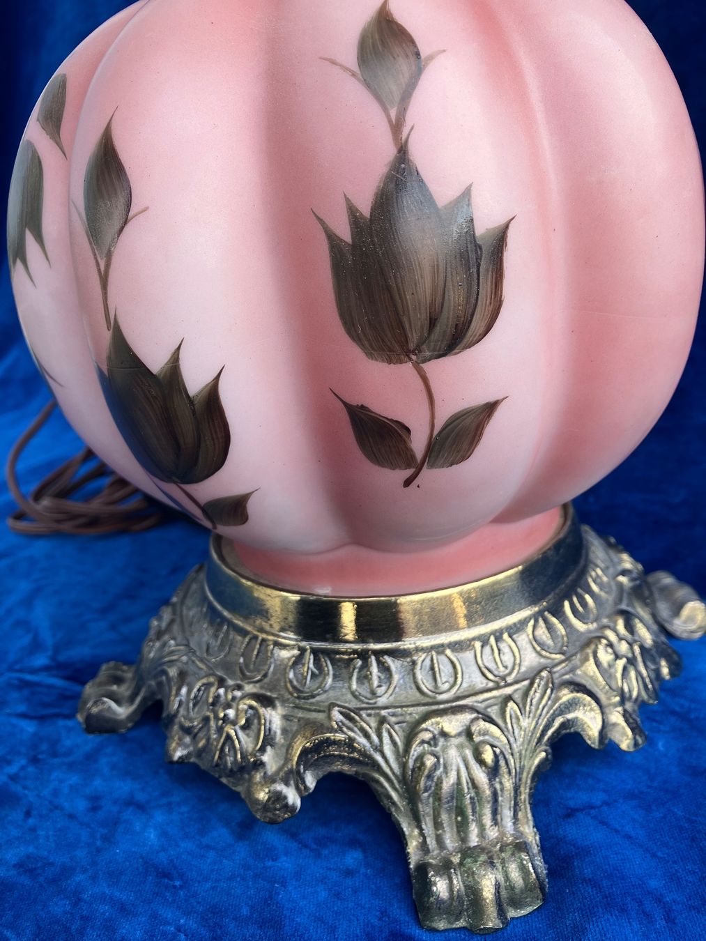 Lampade: Jugendstil  Opalin Tischlampe H.50cm – Usato da Zürich venduto da otomado 9