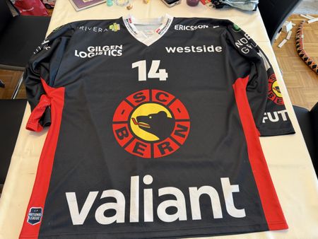 SC Bern Future Gameworntrikot Nummer 14 Grösse XL