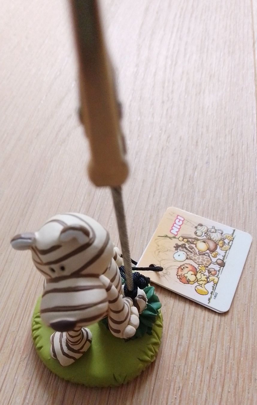 Statuette: Nici Kartenhalter Tiger No. 23443 neu Fotohalter oder Zettel – Nuovo (secondo la descrizione) da Wohlen AG venduto da salamanderspielwaren 1