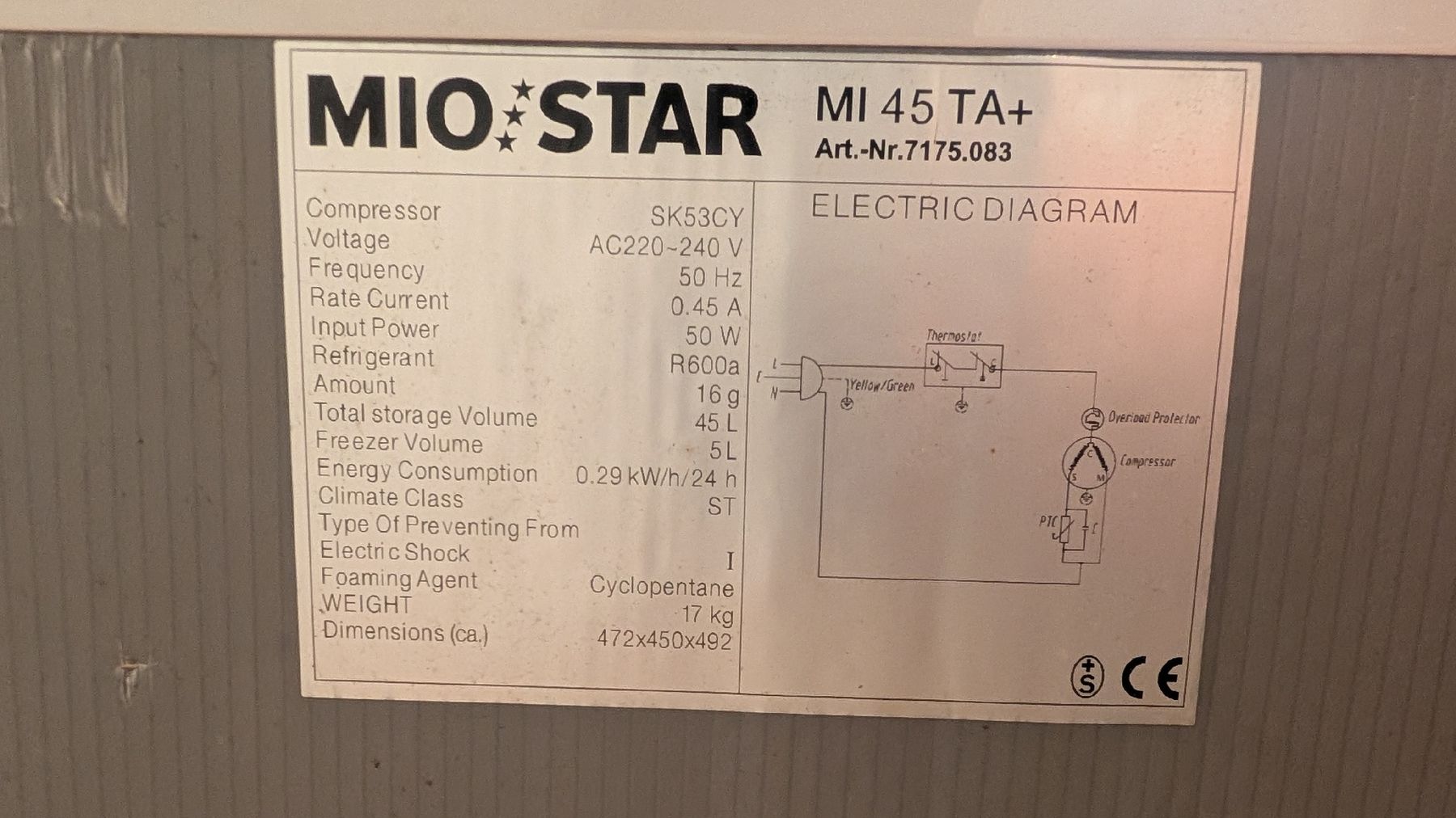 Frigoriferi: Mini Kühlschrank – Usato da Frick venduto da Riocat123 4