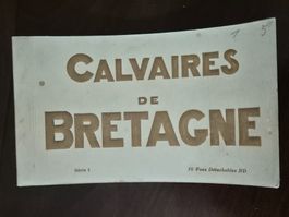 Calvaires de Bretagne Serie 1, Vintage Postkarten Album 54