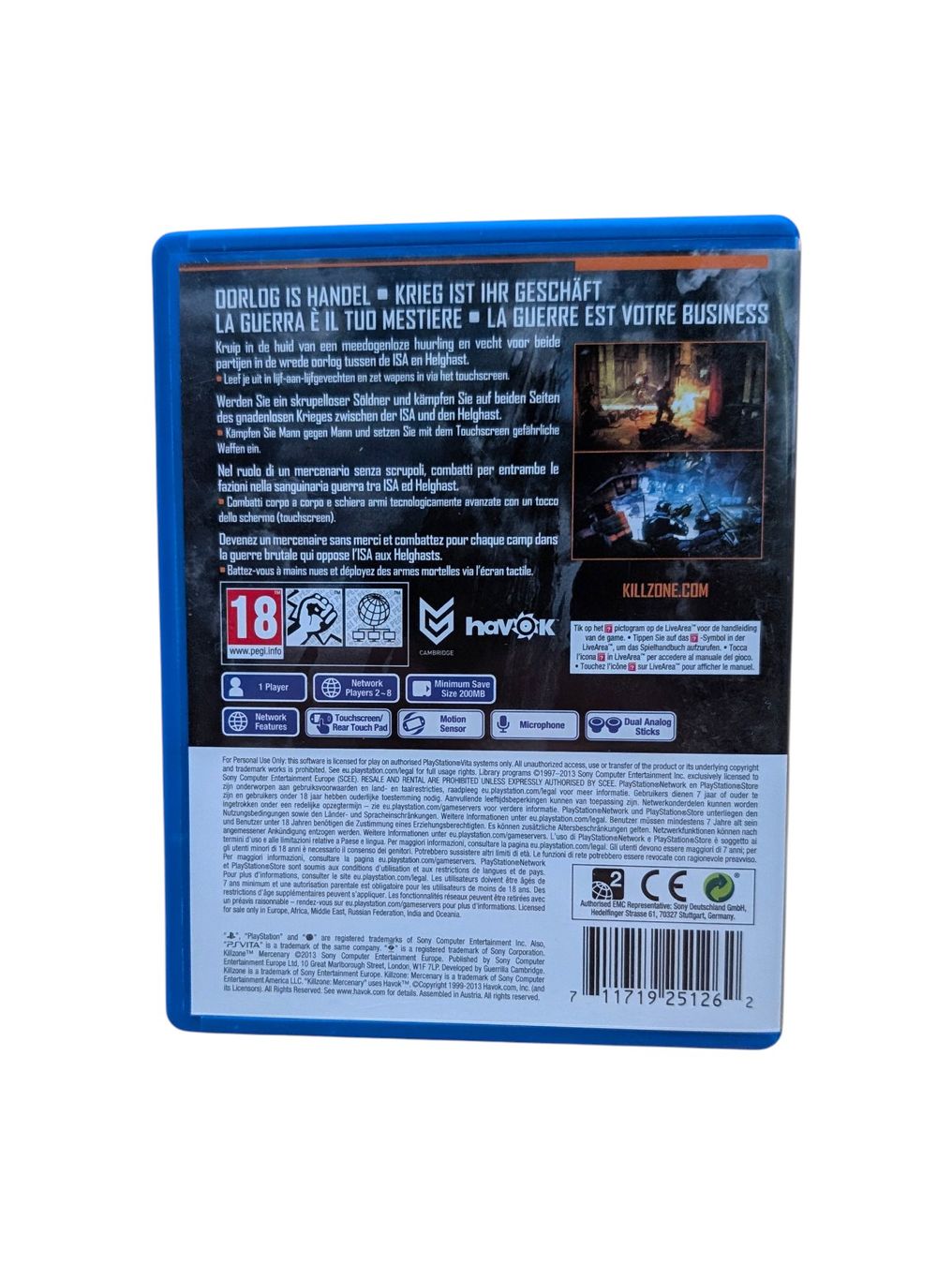 Sony Giochi: Killzone: Mercenary PS Vita – Usato da Domat/Ems venduto da IsseldorsShop 1