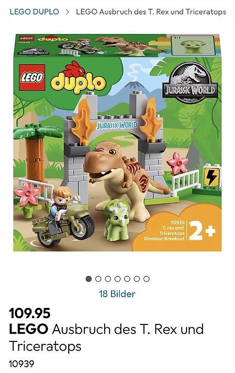 Giocattoli: Lego Duplo Jurassic World – Usato da Gretzenbach venduto da fran.cini 1