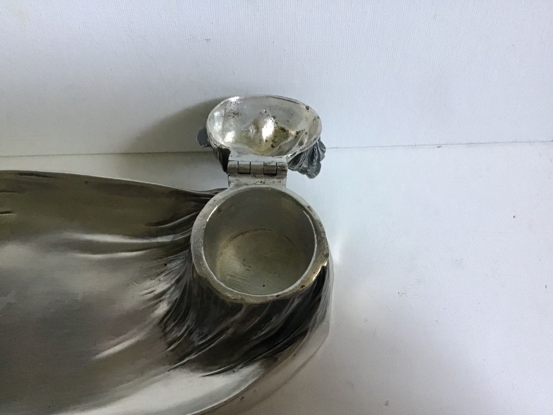 Altro in Antiquarato & Arte: Grosses antikes versilbertes Tinten Gefäss. – Usato da St. Gallen venduto da Goldlilly 6