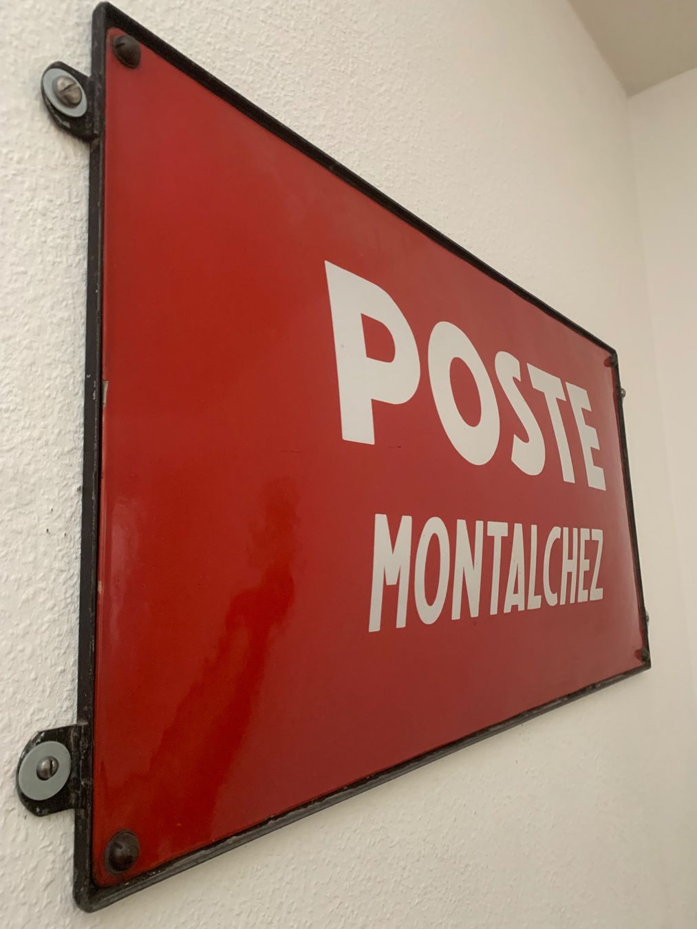 Insegne: Panneau Poste Montalchez – Usato da Neuchâtel venduto da Aquila99 1
