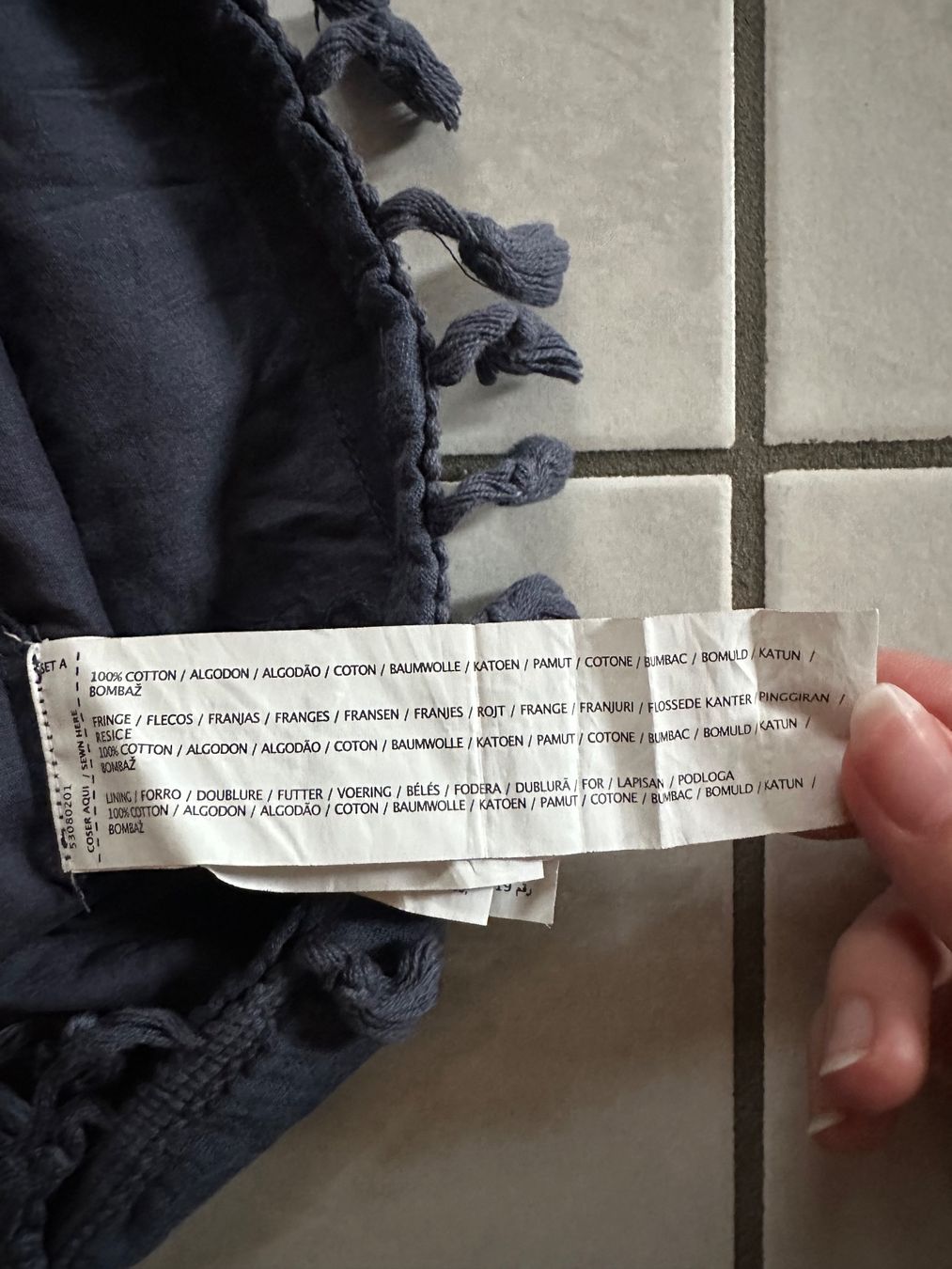 Mango Kleider: Set Top und Rock dunkelblau mit Fransen Grösse M – Gebraucht aus Hergiswil NW von kaufe_at_kaufmann 9