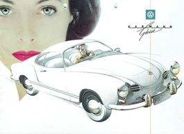 Originalprospekt von 1958 VW Karmann