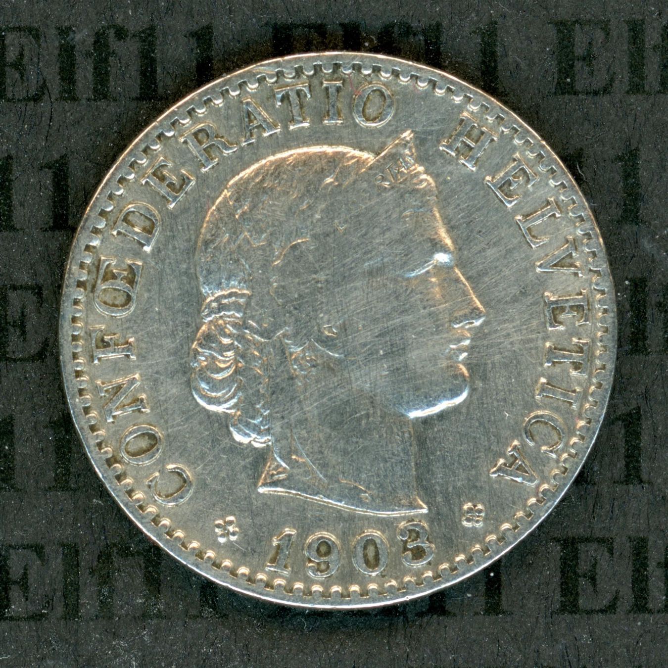Tutti le monete: CHF___0.20 1903 s 20 Rappen – Usato da Widnau venduto da Elf11