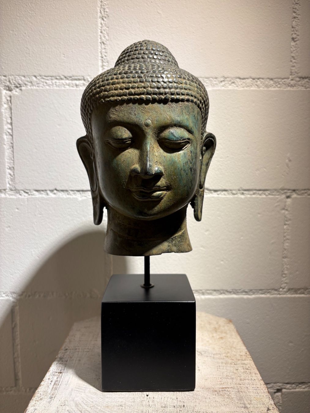 Sculture & Statue: Buddha Kopf 31cm - Messing Skulptur – Usato da Lenggenwil venduto da Unique_ 1