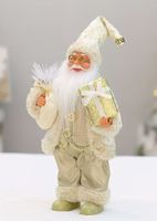 Stehender Weihnachtsmann gold (30 cm)
