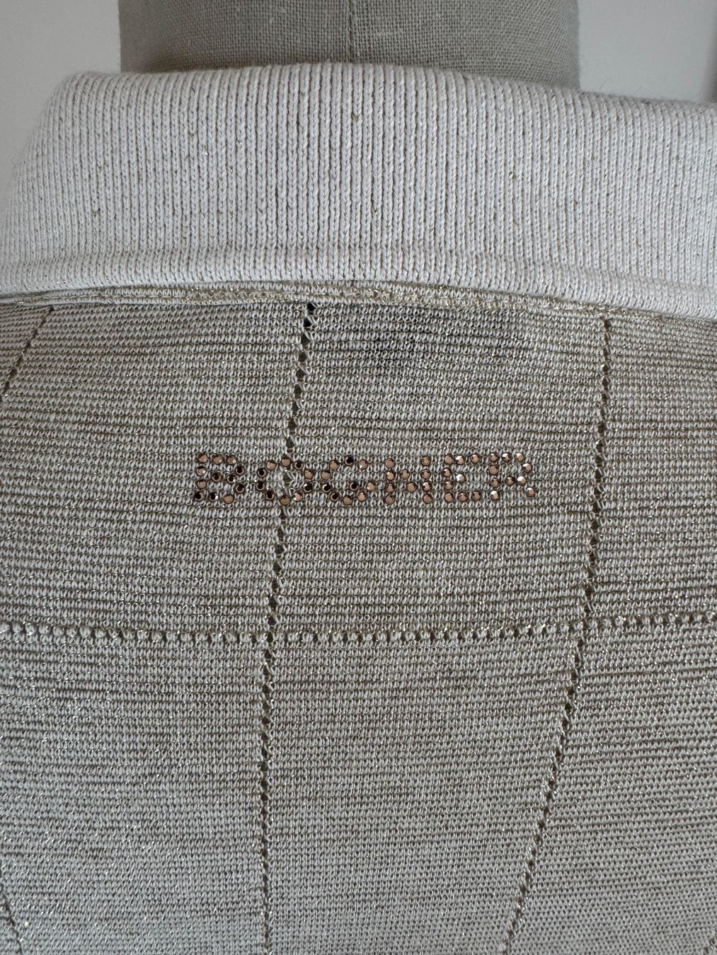 Bogner Magliette Polo: Bogner Kurzarm-Poloshirt mit Glanzfäden, Grösse 36 – Nuovo (secondo la descrizione) da Frauenfeld venduto da trouvaille_8500 3