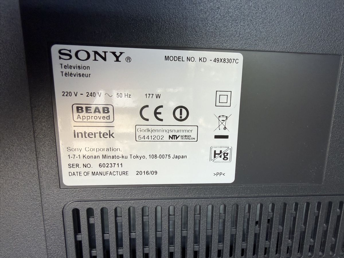 Sony Fernseher: Sony Bravia KD-49X8307C – Gebraucht aus Moosseedorf von Thizzyw 2