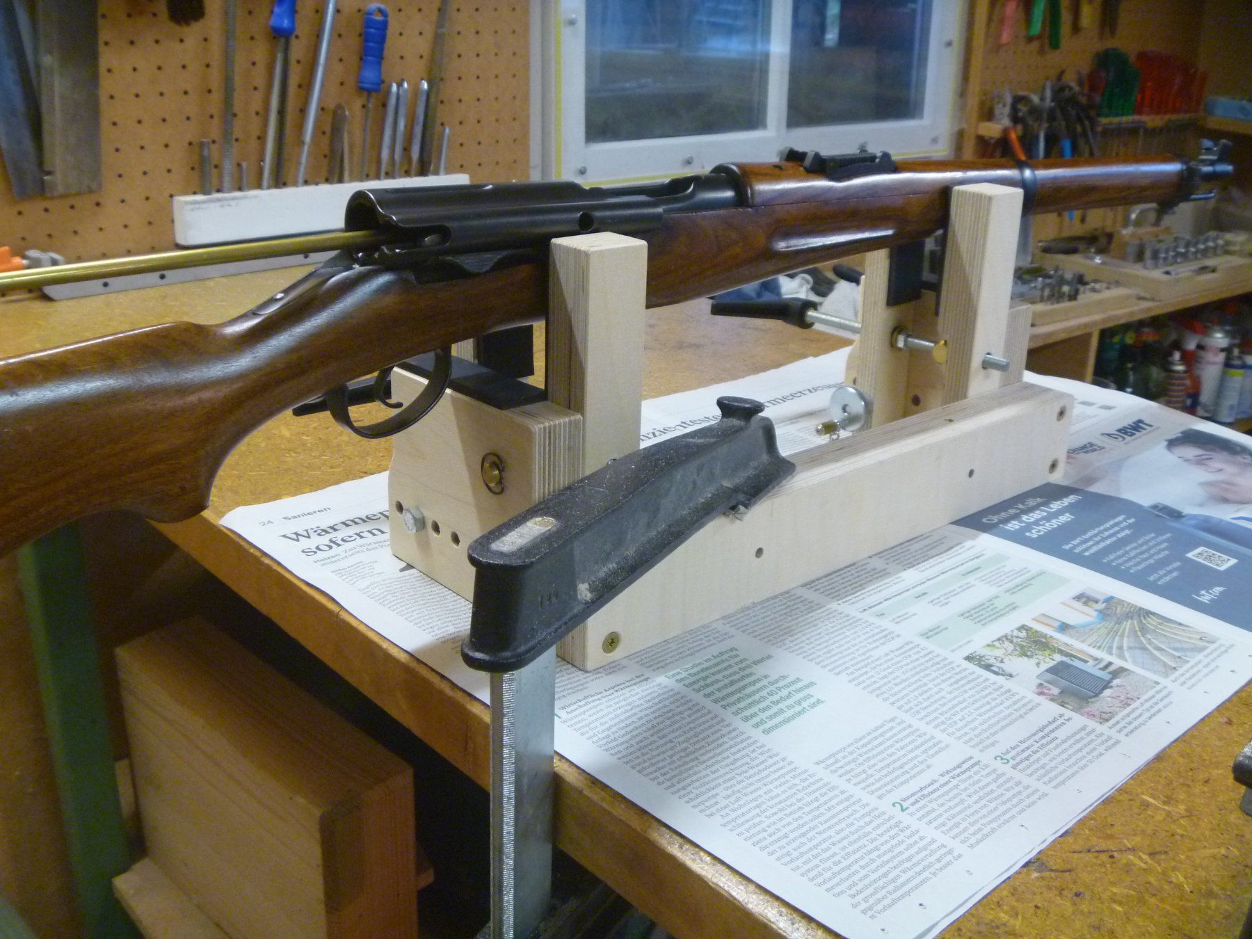 Attrezzatura & Pezzi di ricambio: Gewehrreinigungsböckli Langwaffen-Fix – Nuovo e nell'imballaggio originale da Rüti ZH venduto da baumchen 5