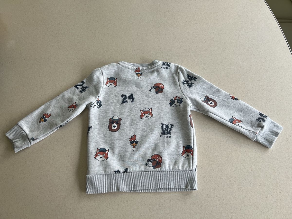 C&A Maglioni & Felpe: Pullover mit Tiermotiven | Gr 104 | C&A | Grau – Usato da Zürich venduto da ama_w87k 1