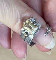 Ring mit Citrin in Silber 925