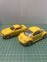 2 x Autos Mercedes SLK / VW New Beetle 1:32