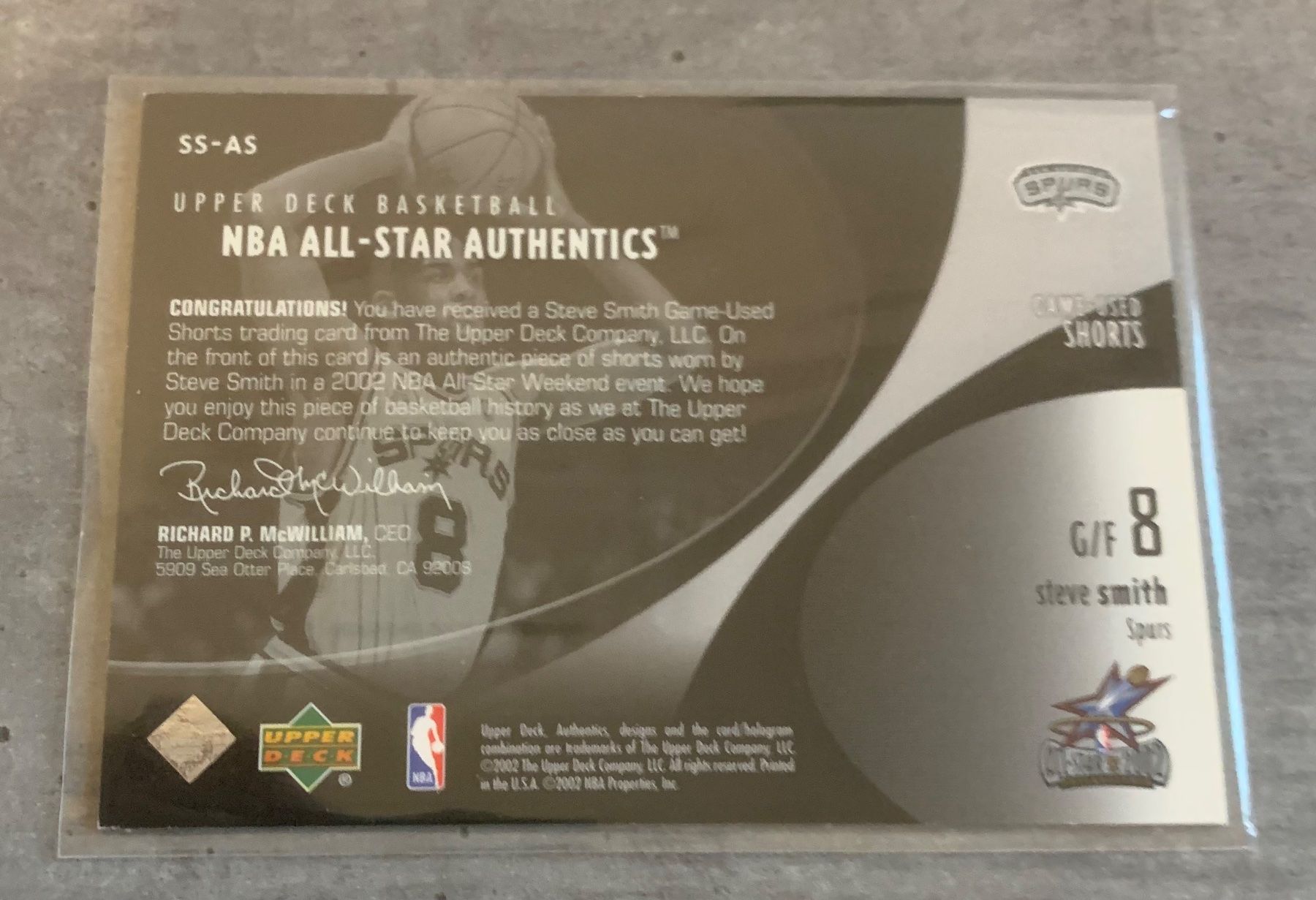 Nba Carte collezionabili: NBA Steve Smith Game Used Shorts Card – Nuovo (secondo la descrizione) da Muttenz venduto da joba23 1
